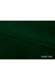 Tkanina zaciemniająca welwetowa o zielonym odcieniu kolorystycznym (V39) na zasłony i rolety rzymskie.