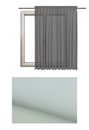 Zasłona transparentna na haczykach microfleks o odcieniu beżowym (GI15) z kolekcji GOŚCINNA IZBA na wymiar