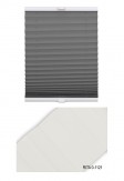 Roleta plisowana na wymiar w białym kolorze - RITA 0-1121