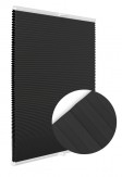 Roleta plisowana plaster miodu (blackout i termoizolacja) na wymiar - czarny odcień Daisy Honeycomb BO 9221